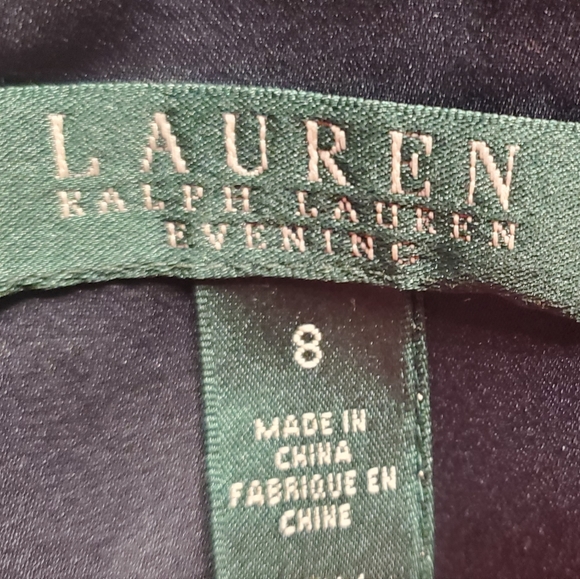 Ralph Lauren Evening Cocktail Dress-Dark Navy size 8 - Picture 6 of 9